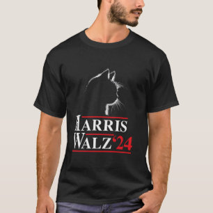 Harris Walz 2024 Cat ladies Kamala Harris Tim Walz T-Shirt