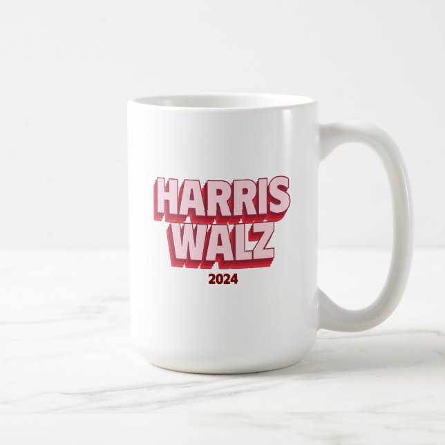 Harris Walz 2024 Coffee Mug (Right)