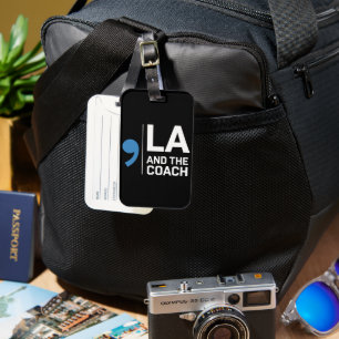 Harris Walz 2024 Comma La and The Coach 2024 Luggage Tag