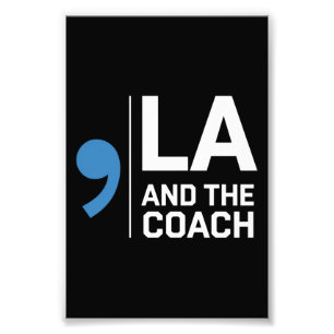 Harris Walz 2024 Comma La and The Coach 2024 Photo Print