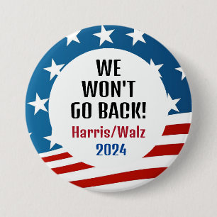 Harris/Walz 2024 Design  7.5 Cm Round Badge