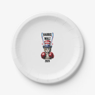 Harris Walz 2024 - Election 2024 Paper Plate