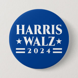 Harris Walz 2024 election campaign 7.5 Cm Round Badge