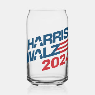 Harris Walz 2024 Election Can Glass