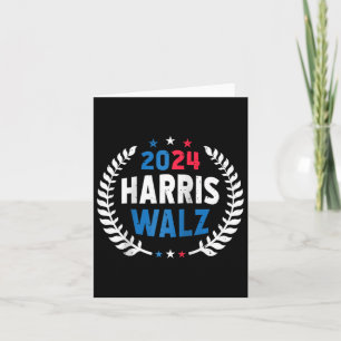 Harris Walz 2024 Election Kamala Harris Tim Waltz  Card
