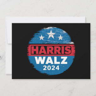 Harris Walz 2024 Election Kamala Harris Tim Waltz  Invitation