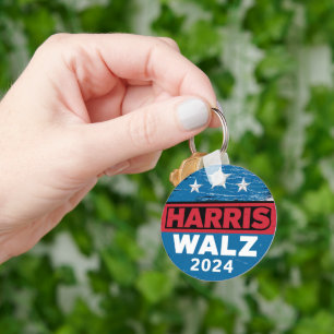 Harris Walz 2024 Election Kamala Harris Tim Waltz  Key Ring