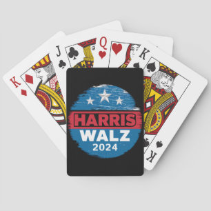 Harris Walz 2024 Election Kamala Harris Tim Waltz  Playing Cards