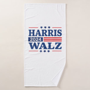 Harris Walz 2024 Election Kamala Harris Tim Walz 2 Bath Towel