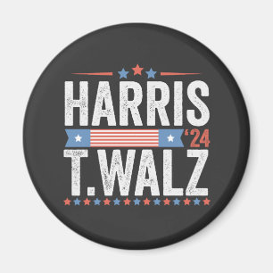 Harris Walz 2024 Election Kamala Tim Waltz Magnet