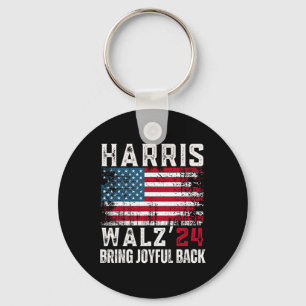 Harris Walz 2024 Election  Key Ring
