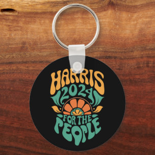 Harris Walz 2024 Election President Kamala Harris Key Ring