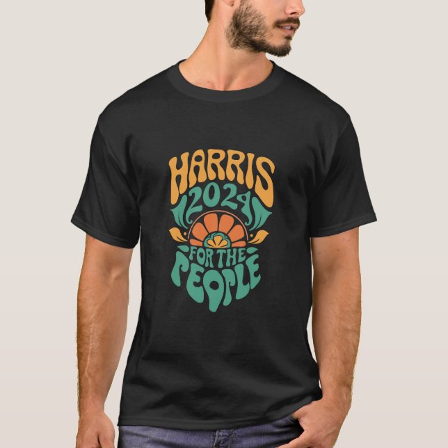 Harris Walz 2024 Election President Kamala Harris  T-Shirt (Front)