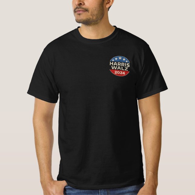Harris Walz 2024 Election T-Shirt (Front)