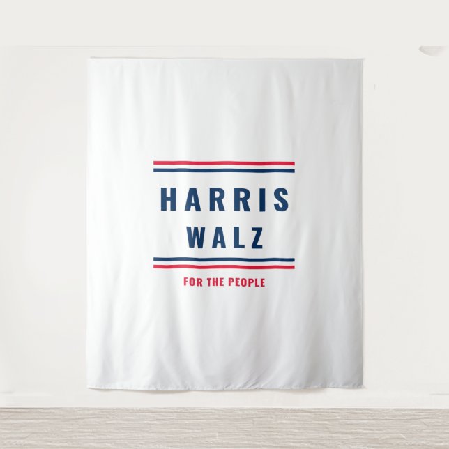 HARRIS WALZ - 2024 ELECTION  TAPESTRY (Front)