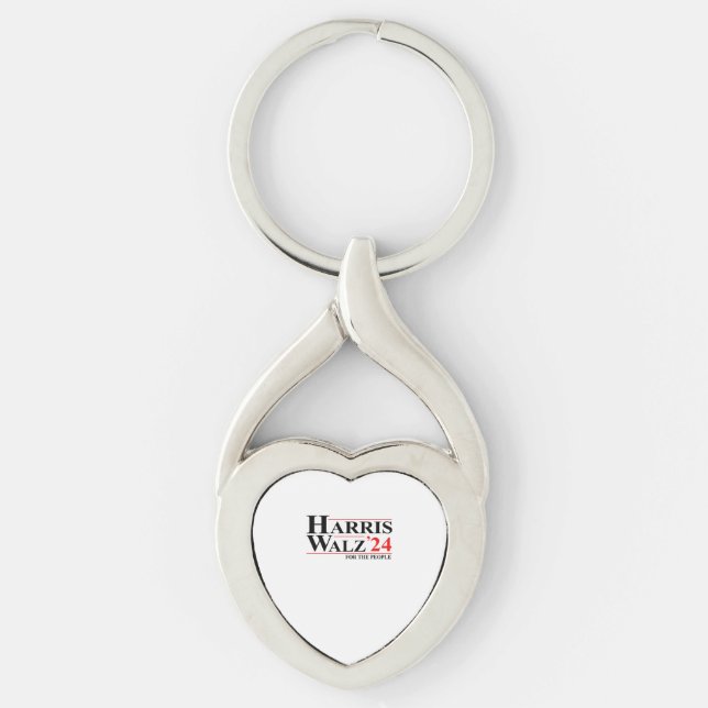 Harris Walz 2024 Essential  Key Ring (Front)