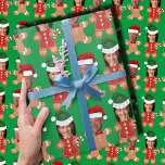 Harris Walz 2024 Face Gingerbread Christmas Wrapping Paper<br><div class="desc">Harris Walz 2024 Face Gingerbread Christmas Wrapping Paper</div>