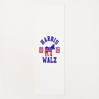 Harris Walz 2024 for President Patriotic Democrat Yoga Mat