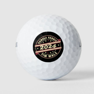Harris Walz 2024 for President Patriotic Kamala Golf Balls