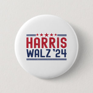 Harris Walz 2024 - Harris Walz 2024 We Are Not Goi 6 Cm Round Badge