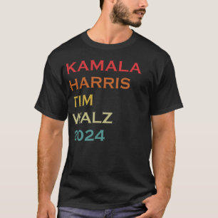 Harris Walz 2024 Kamala Harris Tim Walz Vintage T-Shirt