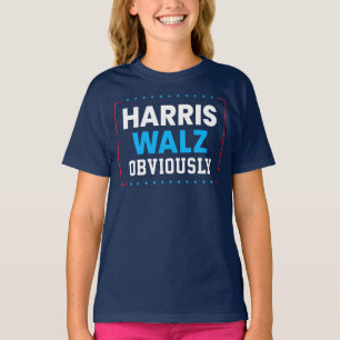 Harris Walz 2024 Obviously T-Shirt
