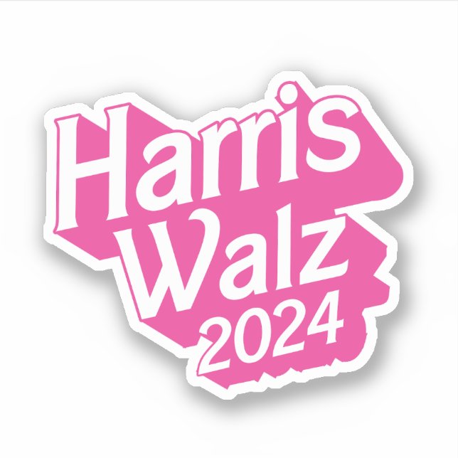 Harris Walz 2024 Pink (Front)