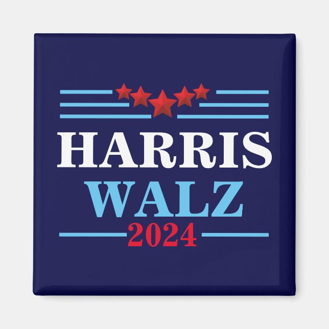 Harris Walz 2024 President - Tim Walz  Magnet (Front)
