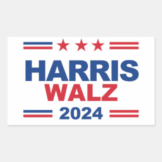 Harris Walz 2024 Rectangular Sticker