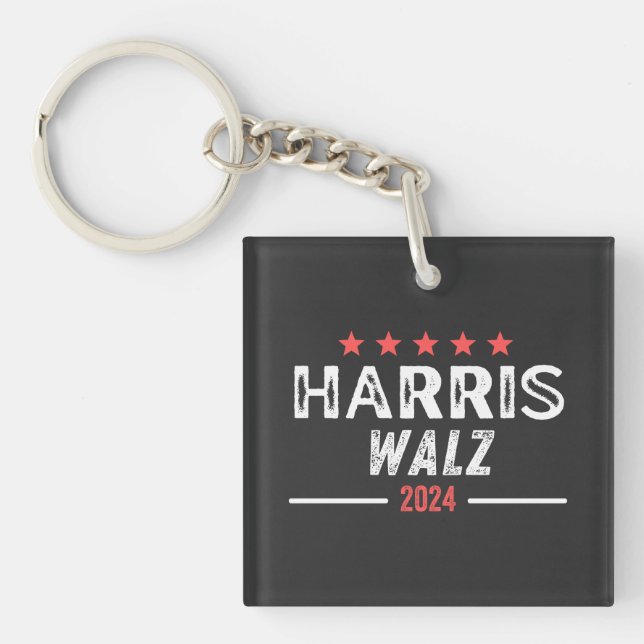 Harris Walz 2024, Tim Walz vice president Key Ring (Front)