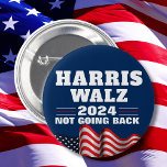 Harris Walz 2024 | Vote Democrat 6 Cm Round Badge<br><div class="desc">Harris Walz</div>