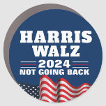 Harris Walz 2024 | Vote Democrat Car Magnet<br><div class="desc">Harris Walz</div>