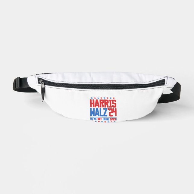 HARRIS WALZ 2024 - We're Not Going Back  Bum Bags (Front)