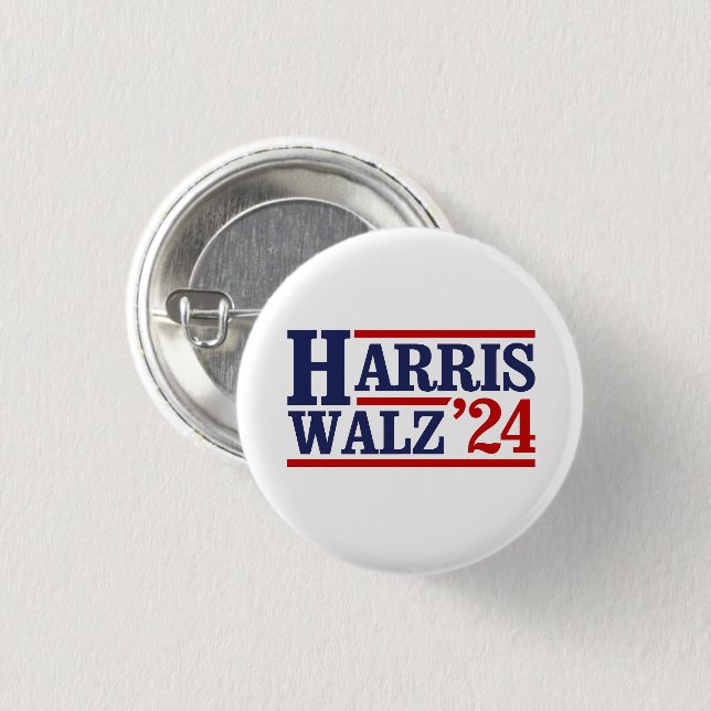Harris Walz '24 3 Cm Round Badge (Front & Back)