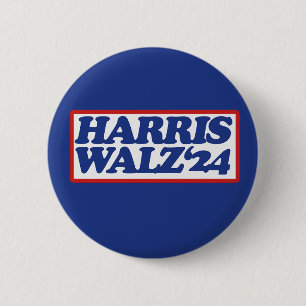 Harris Walz '24 6 Cm Round Badge