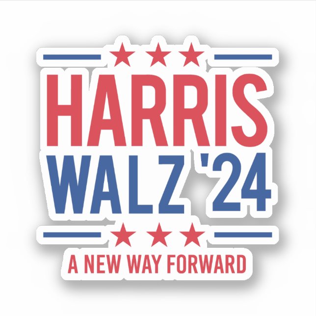 Harris Walz '24 - A new way forward (Front)