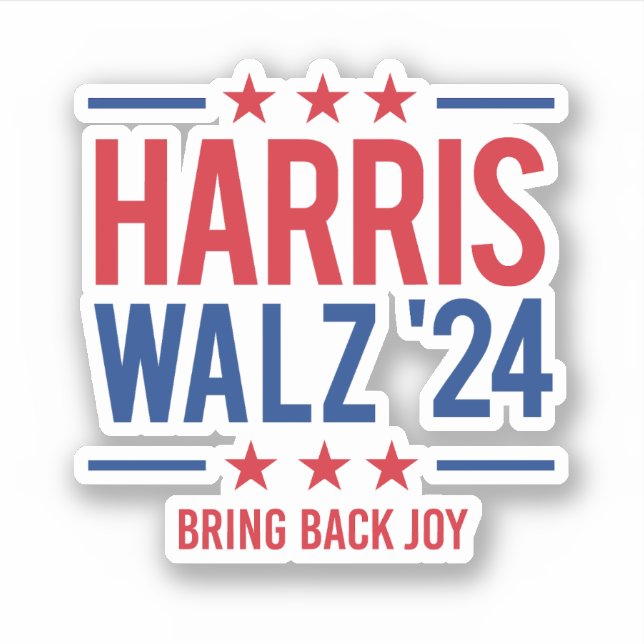 Harris Walz '24 - Bring Back Joy (Front)