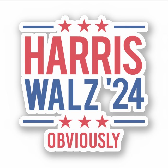 Harris Walz '24 - Obviously (Front)