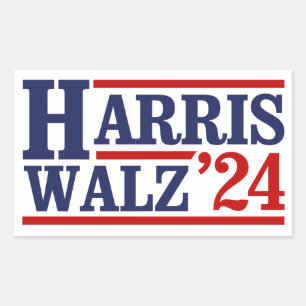 Harris Walz '24 Rectangular Sticker