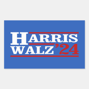Harris Walz '24 Rectangular Sticker
