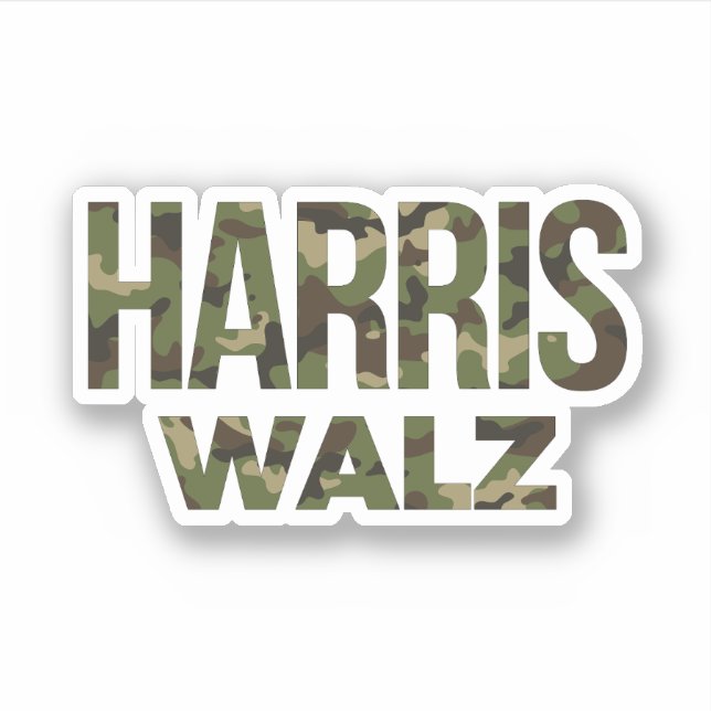 Harris Walz Camouflage 2024 (Front)