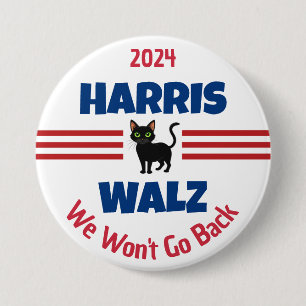 Harris Walz Campaign 7.5 Cm Round Badge