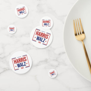 Harris Walz Campaign Election Confetti