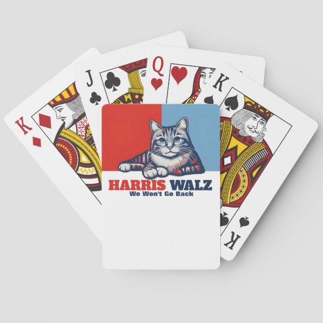 Harris Walz Campaign Playing Cards (Back)