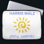 Harris Walz Coconut Tree Laptop Sleeve<br><div class="desc">Kamala Campaign</div>