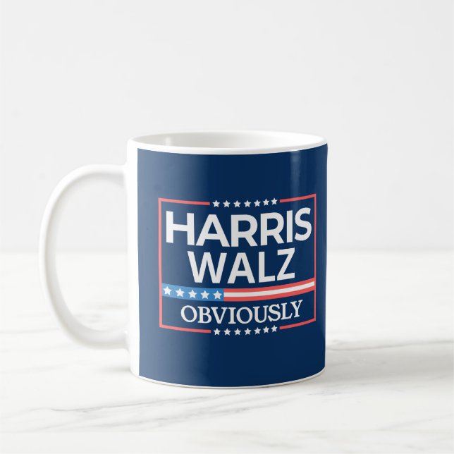 harris walz coffee mug (Left)