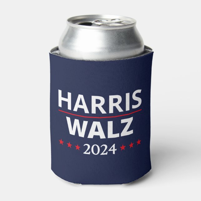 Harris Walz Election 2024 III Can Cooler (Can Front)