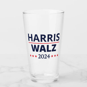 Harris Walz Election 2024 III Glass