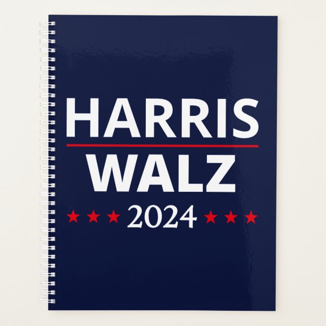 Harris Walz Election 2024 III Planner (Front)