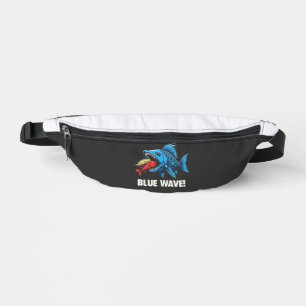 Harris Walz Election Blue Waves Democrat Fish Bum Bags